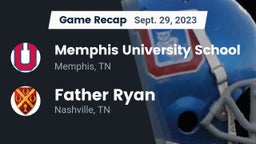 Recap: Memphis University School vs. Father Ryan  2023