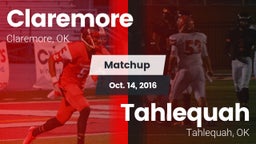 Matchup: Claremore High vs. Tahlequah  2016