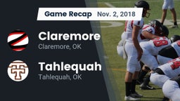 Recap: Claremore  vs. Tahlequah  2018
