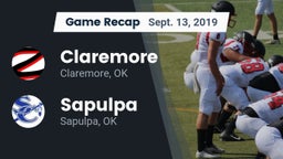 Recap: Claremore  vs. Sapulpa  2019