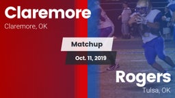 Matchup: Claremore High vs. Rogers  2019
