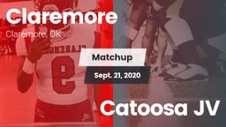 Matchup: Claremore High vs. Catoosa JV 2020
