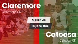 Matchup: Claremore High vs. Catoosa  2020