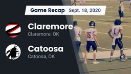 Recap: Claremore  vs. Catoosa  2020