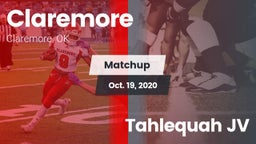 Matchup: Claremore High vs. Tahlequah JV 2020