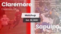 Matchup: Claremore High vs. Sapulpa  2020