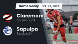 Recap: Claremore  vs. Sapulpa  2021