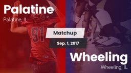 Matchup: Palatine  vs. Wheeling  2017