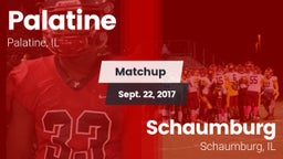 Matchup: Palatine  vs. Schaumburg  2017