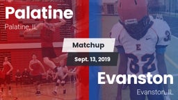 Matchup: Palatine  vs. Evanston  2019