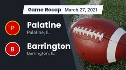 Recap: Palatine  vs. Barrington  2021