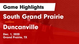 South Grand Prairie  vs Duncanville  Game Highlights - Dec. 1, 2020
