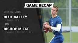 Recap: Blue Valley  vs. Bishop Miege  2016