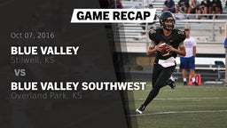 Recap: Blue Valley  vs. Blue Valley Southwest  2016