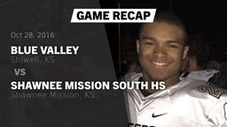 Recap: Blue Valley  vs. Shawnee Mission South HS 2016