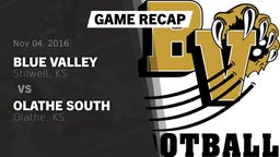 Recap: Blue Valley  vs. Olathe South  2016