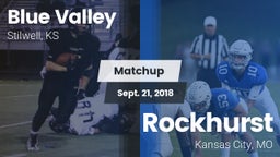 Matchup: Blue Valley High vs. Rockhurst  2018