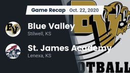 Recap: Blue Valley  vs. St. James Academy  2020