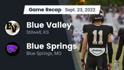 Recap: Blue Valley  vs. Blue Springs  2022