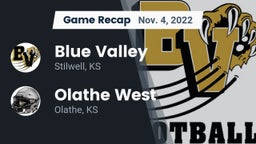 Recap: Blue Valley  vs. Olathe West   2022