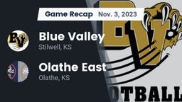 Recap: Blue Valley  vs. Olathe East  2023
