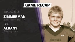 Recap: Zimmerman  vs. Albany  2016