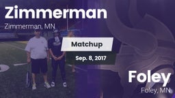 Matchup: Zimmerman High vs. Foley  2017