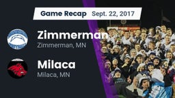 Recap: Zimmerman  vs. Milaca  2017
