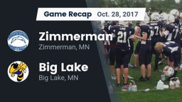 Recap: Zimmerman  vs. Big Lake  2017