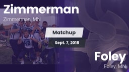 Matchup: Zimmerman High vs. Foley  2018