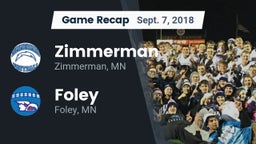 Recap: Zimmerman  vs. Foley  2018