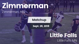 Matchup: Zimmerman High vs. Little Falls 2018