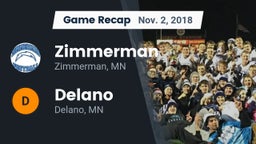 Recap: Zimmerman  vs. Delano  2018