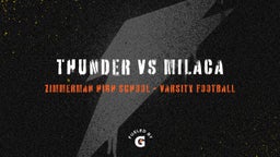 Zimmerman football highlights Thunder vs Milaca