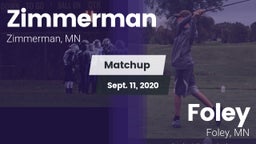 Matchup: Zimmerman High vs. Foley  2020