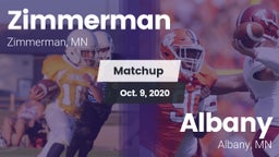 Matchup: Zimmerman High vs. Albany  2020