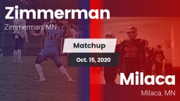Matchup: Zimmerman High vs. Milaca  2020