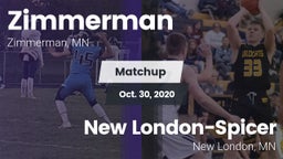 Matchup: Zimmerman High vs. New London-Spicer  2020