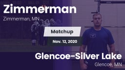 Matchup: Zimmerman High vs. Glencoe-Silver Lake  2020