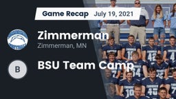 Recap: Zimmerman  vs. BSU Team Camp 2021