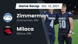 Recap: Zimmerman  vs. Milaca  2021