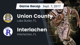 Recap: Union County  vs. Interlachen  2017