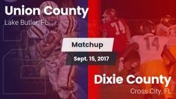 Matchup: Union County High vs. Dixie County  2017