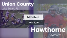 Matchup: Union County High vs. Hawthorne  2017