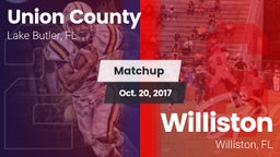 Matchup: Union County High vs. Williston  2017