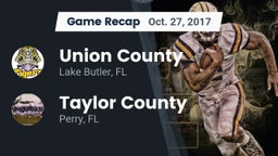 Recap: Union County  vs. Taylor County  2017