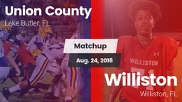Matchup: Union County High vs. Williston  2018