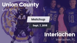 Matchup: Union County High vs. Interlachen  2018
