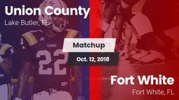 Matchup: Union County High vs. Fort White  2018