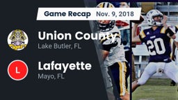 Recap: Union County  vs. Lafayette  2018